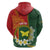 Personalised PNG Oro Provins Hoodie Papua New Guinea Plumeria Melanesian Pattern - Polynesian Pride