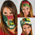 PNG Oro Provins Neck Gaiter Papua New Guinea Plumeria Melanesian Pattern LT14
