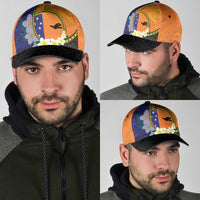 PNG Niu Ailan Classic Cap Papua New Guinea Plumeria Melanesian Pattern - Polynesian Pride