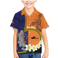 Personalised PNG Niu Ailan Family Matching Mermaid Dress and Hawaiian Shirt Papua New Guinea Plumeria Melanesian Pattern - Polynesian Pride