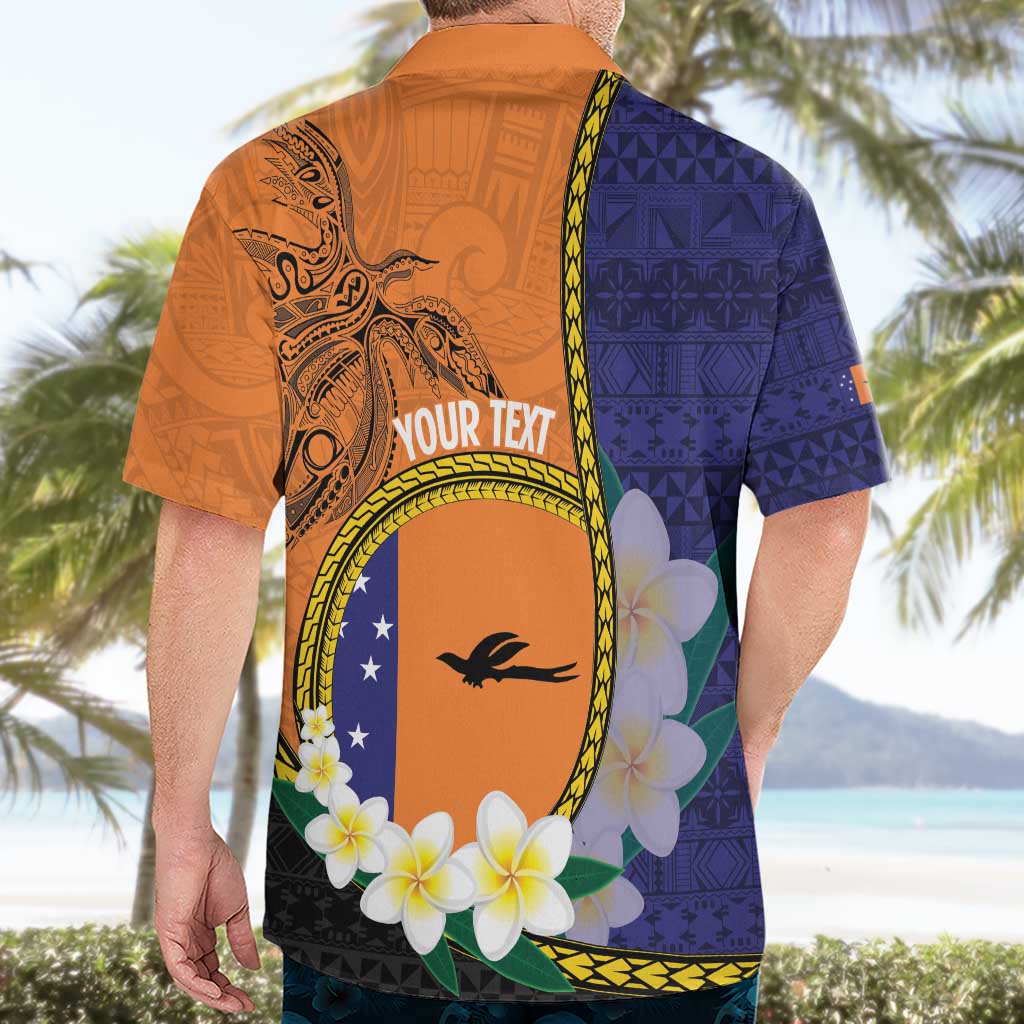 Personalised PNG Niu Ailan Hawaiian Shirt Papua New Guinea Plumeria Melanesian Pattern - Polynesian Pride