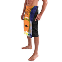 Personalised PNG Niu Ailan Lavalava Papua New Guinea Plumeria Melanesian Pattern - Polynesian Pride