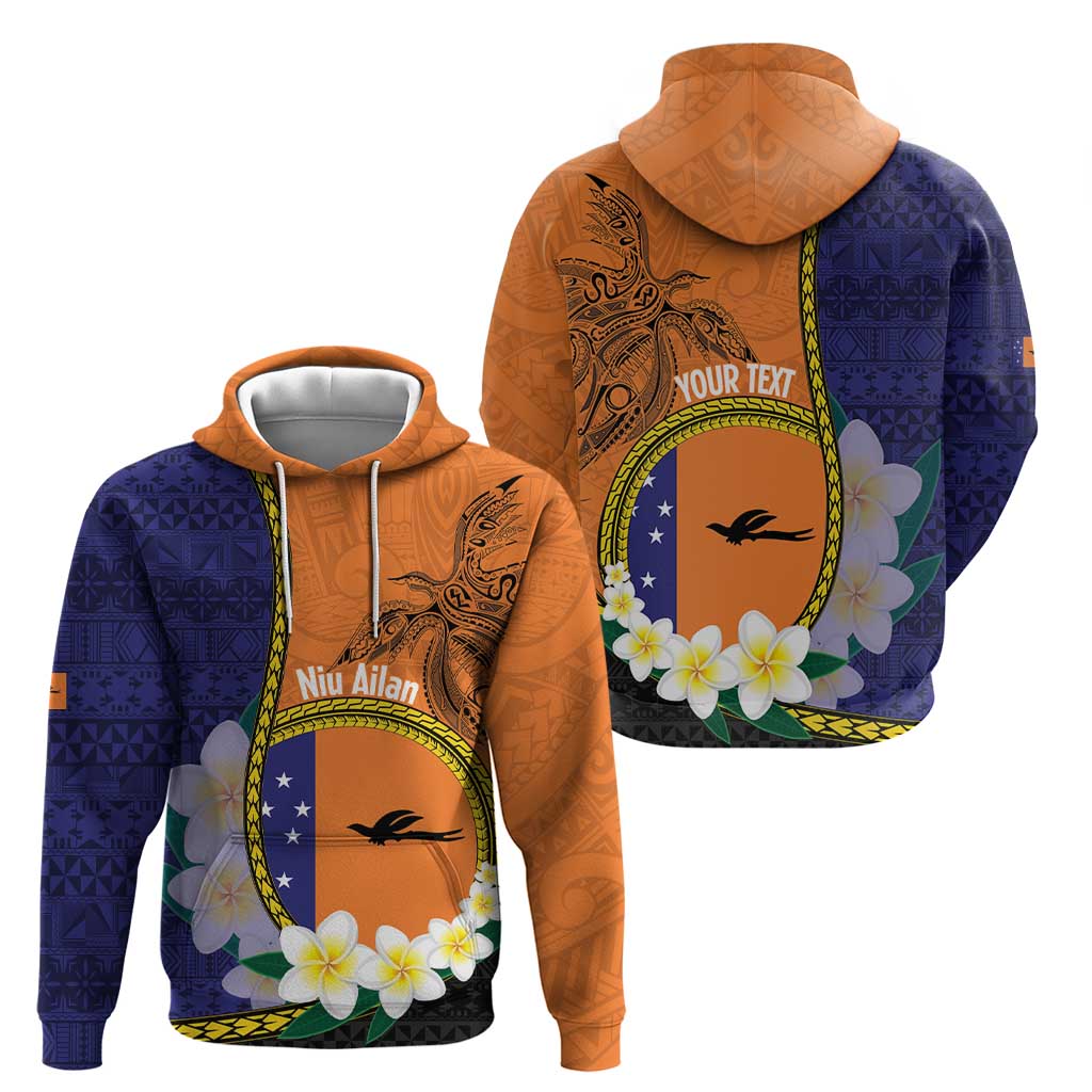 Personalised PNG Niu Ailan Zip Hoodie Papua New Guinea Plumeria Melanesian Pattern - Polynesian Pride