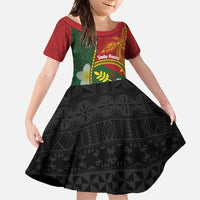 Personalised PNG Simbu Provins Family Matching Off Shoulder Maxi Dress and Hawaiian Shirt Papua New Guinea Plumeria Melanesian Pattern - Polynesian Pride