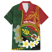 Personalised PNG Simbu Provins Hawaiian Shirt Papua New Guinea Plumeria Melanesian Pattern - Polynesian Pride