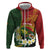 Personalised PNG Simbu Provins Hoodie Papua New Guinea Plumeria Melanesian Pattern - Polynesian Pride