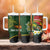 Personalised PNG Simbu Provins Tumbler With Handle Papua New Guinea Plumeria Melanesian Pattern - Polynesian Pride