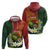 Personalised PNG Simbu Provins Zip Hoodie Papua New Guinea Plumeria Melanesian Pattern - Polynesian Pride