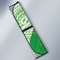 Cook Islands Manta Ray Auto Sun Shade Kuki Airani Tattoo Green Color