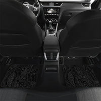 Cook Islands Manta Ray Car Mats Kuki Airani Tattoo Black Color