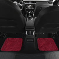 Personalised Cook Islands Mangaia Car Mats Map With Kuki Airani Manta Ray Tattoo