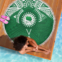 Personalised Cook Islands Rarotonga Beach Blanket Map With Kuki Airani Manta Ray Tattoo