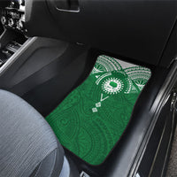 Personalised Cook Islands Rarotonga Car Mats Map With Kuki Airani Manta Ray Tattoo