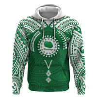 Personalised Cook Islands Rarotonga Hoodie Map With Kuki Airani Manta Ray Tattoo