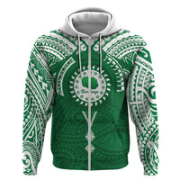 Personalised Cook Islands Rarotonga Hoodie Map With Kuki Airani Manta Ray Tattoo