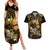 Polynesia Suicide Prevention Awareness Couples Matching Summer Maxi Dress and Hawaiian Shirt Your Life Is Worth Living For Polynesian Gold Pattern LT14 Gold - Polynesian Pride