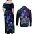 Polynesia Suicide Prevention Awareness Couples Matching Off Shoulder Maxi Dress and Long Sleeve Button Shirts Your Life Is Worth Living For Polynesian Blue Pattern LT14 - Polynesian Pride