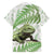 Green New Zealand Tuatara Hawaiian Shirt Aotearoa Sphenodon Punctatus Silver Fern