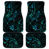 New Zealand Skink Car Mats Aotearoa Maori Mix Paua Shell