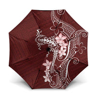 Oxblood Hawaii Umbrella Hammerhead Shark Tattoo Curve Polynesian - Polynesian Pride
