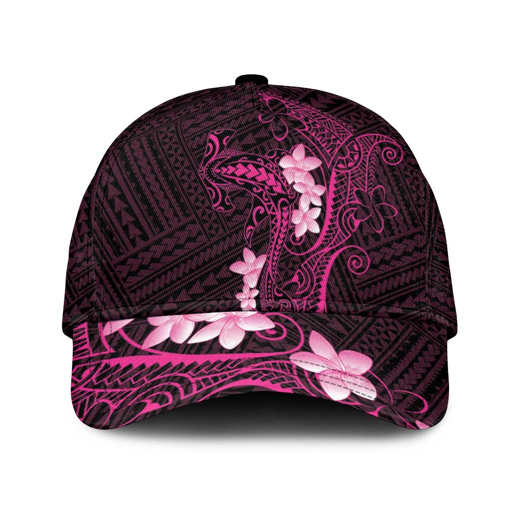 Pink Hawaii Classic Cap Hammerhead Shark Tattoo Curve Polynesian - Polynesian Pride