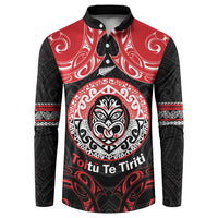 Aotearoa Toitu Te Tiriti Button Sweatshirt Haka Tiki Honour The Treaty