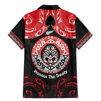 Aotearoa Toitu Te Tiriti Family Matching Mermaid Dress and Hawaiian Shirt Haka Tiki Honour The Treaty