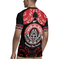 Aotearoa Toitu Te Tiriti Rugby Jersey Haka Tiki Honour The Treaty