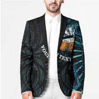 Personalized New Zealand Darts Beer Blazer Paua Shell Aotearoa Maori Tattoo - Polynesian Pride