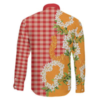 Prince Kuhio Aloha Hawaii Family Matching Tank Maxi Dress and Hawaiian Shirt Plumeria Ilima Lei Palaka Motifs LT14 - Polynesian Pride