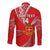 Personalised Tonga College Alete Long Sleeve Button Shirt Kolisi Tonga Ngatu Pattern LT14 - Polynesian Pride