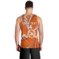 Personalised Tonga Tailulu College Men Tank Top Tongan Ngatu Pattern LT14 - Polynesian Pride