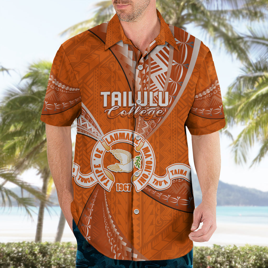 Personalised Tonga Tailulu College Hawaiian Shirt Class Of Year Tongan Ngatu Pattern LT14 - Polynesian Pride