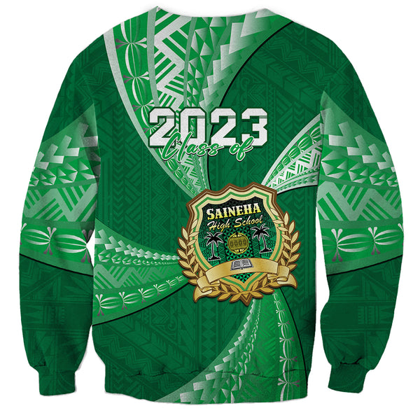 (Custom Text And Number) Apifoou Tonga College Sweatshirt Class Of Year Tongan Ngatu Pattern LT14 main image 0