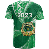 Custom Tonga Saineha High School T Shirt Class Of Year Tongan Ngatu Pattern LT14 - Polynesian Pride