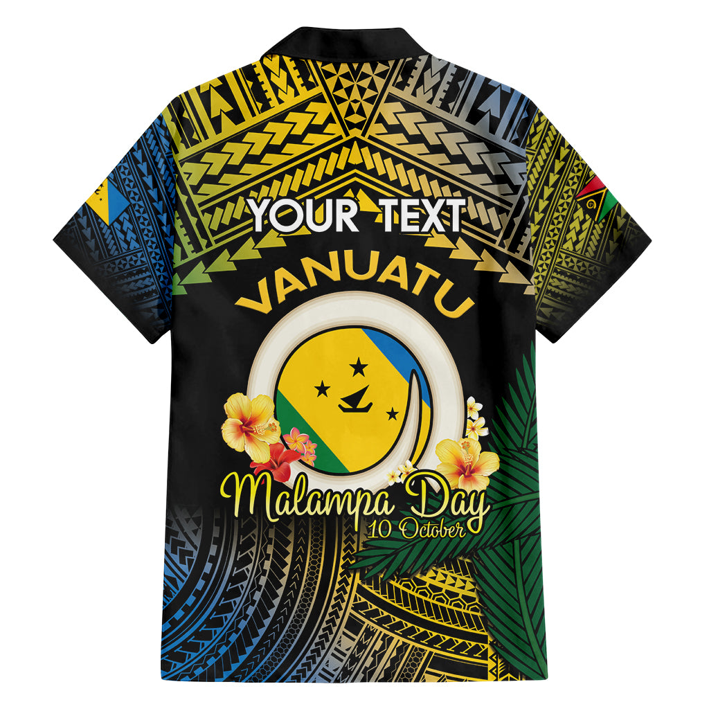Personalised Malampa Day Family Matching Summer Maxi Dress and Hawaiian Shirt Vanuatu Provinces Polynesian Pattern