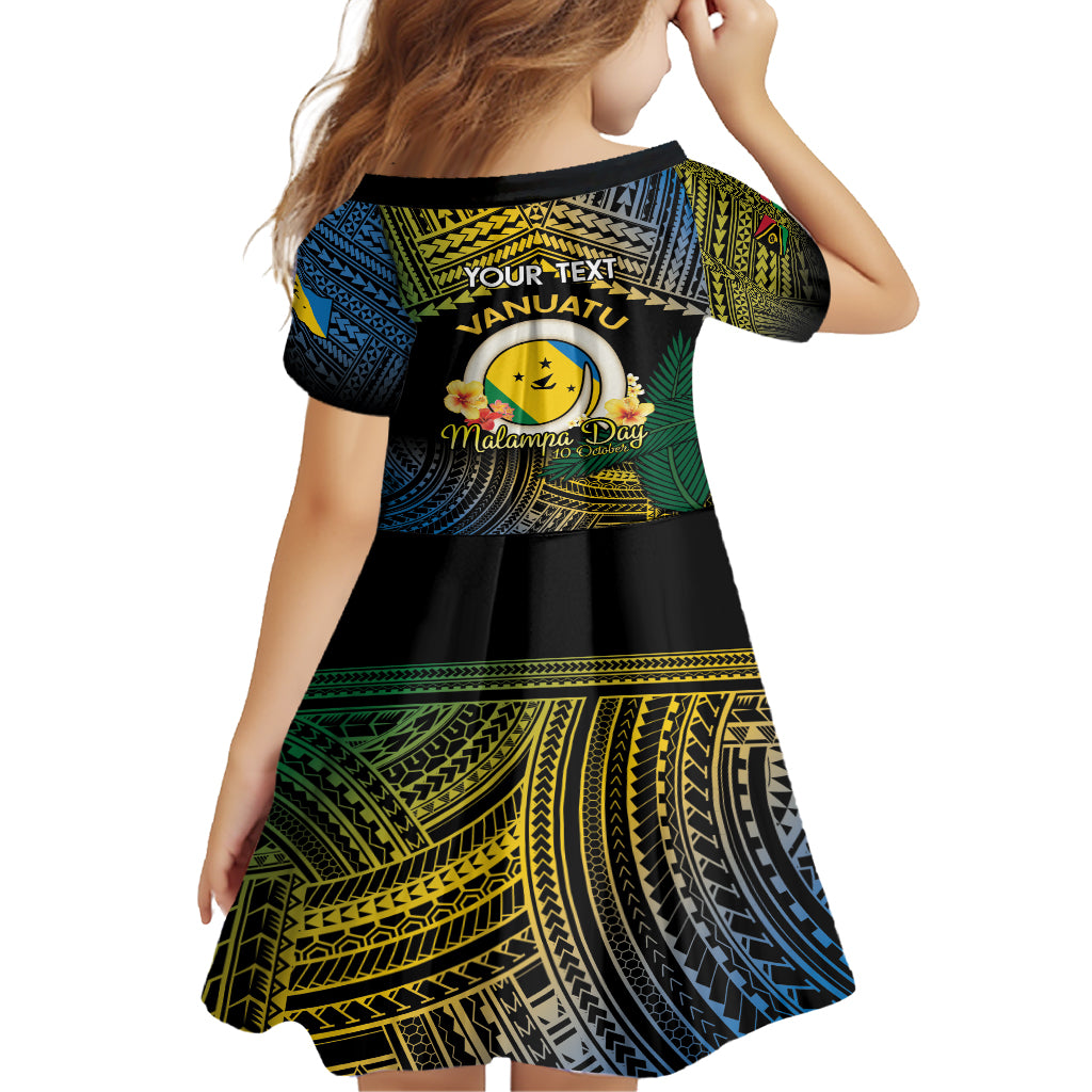 Personalised Malampa Day Family Matching Tank Maxi Dress and Hawaiian Shirt Vanuatu Provinces Polynesian Pattern