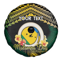 Personalised Malampa Day Spare Tire Cover Vanuatu Provinces Polynesian Pattern