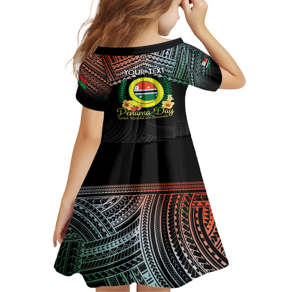 Personalised Penama Day Family Matching Tank Maxi Dress and Hawaiian Shirt Vanuatu Provinces Polynesian Pattern LT14 - Polynesian Pride