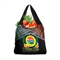 Personalised Penama Day Grocery Bag Vanuatu Provinces Polynesian Pattern