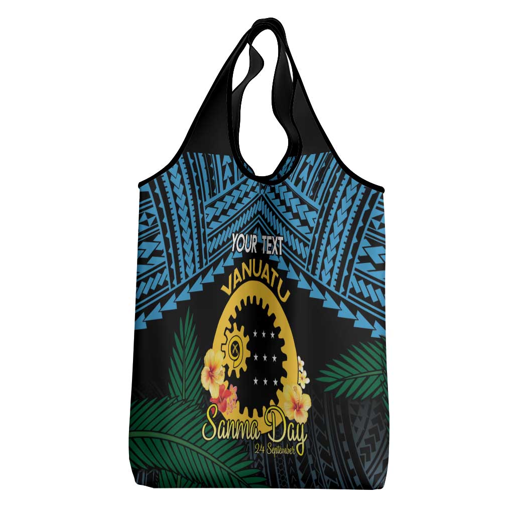Personalised Sanma Day Grocery Bag Vanuatu Provinces Polynesian Pattern