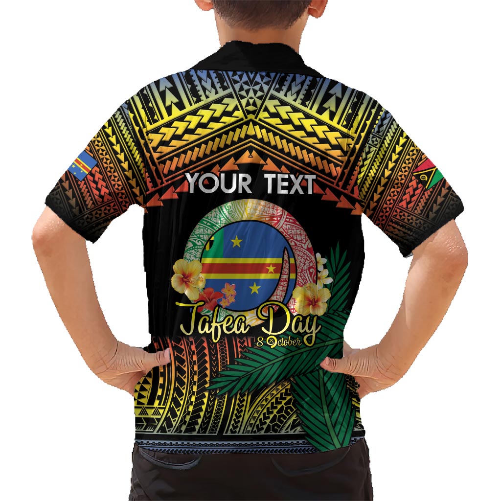 Personalised Tafea Day Hawaiian Shirt Vanuatu Provinces Polynesian Pattern