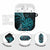 Personalised New Zealand Darts AirPods Case Happiness Is A Tight Threesome Maori Paua Shell - Polynesian Pride
