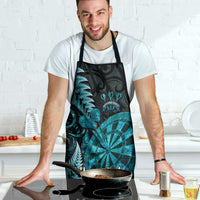 Personalised New Zealand Darts Apron Happiness Is A Tight Threesome Maori Paua Shell - Polynesian Pride