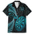 Personalised New Zealand Darts Family Matching Long Sleeve Bodycon Dress and Hawaiian Shirt Happiness Is A Tight Threesome Maori Paua Shell