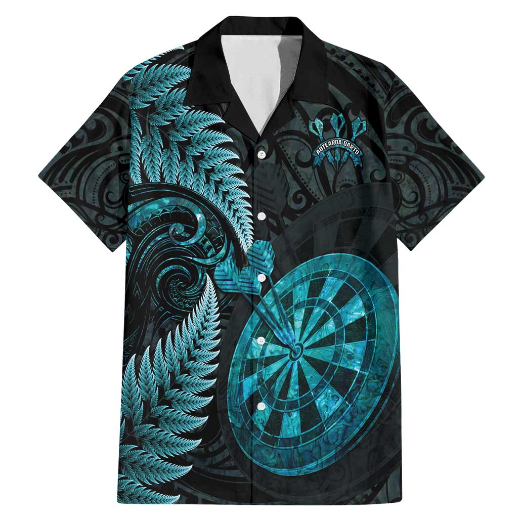 Personalised New Zealand Darts Family Matching Mermaid Dress and Hawaiian Shirt Happiness Is A Tight Threesome Maori Paua Shell