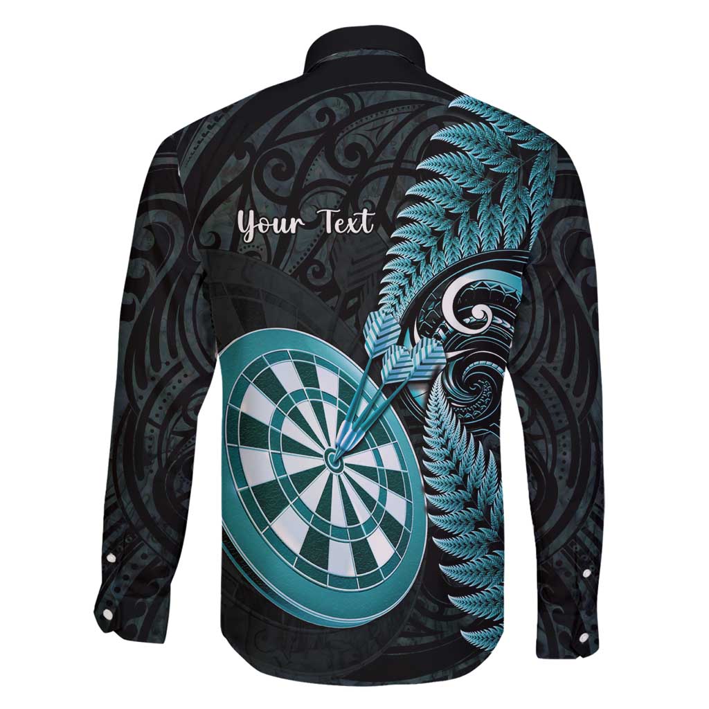 Personalised New Zealand Darts Family Matching Summer Maxi Dress and Hawaiian Shirt Happiness Is A Tight Threesome Maori Paua Shell