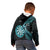 Personalised New Zealand Darts Kid Hoodie Happiness Is A Tight Threesome Maori Paua Shell