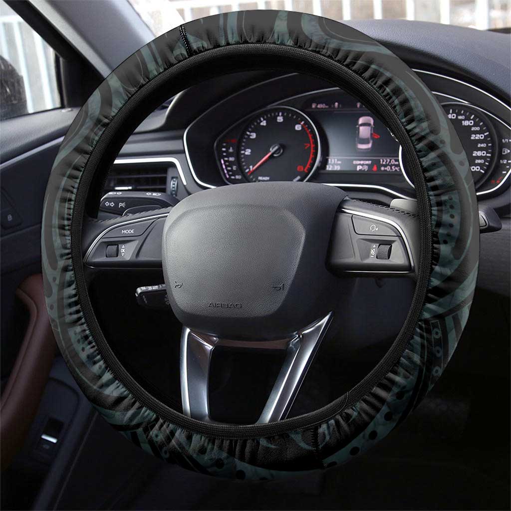 New Zealand Darts Steering Wheel Cover Happiness Is A Tight Threesome Maori Paua Shell