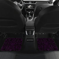 New Zealand Ta Moko Car Mats Aotearoa Maori Chest Tattoo Purple